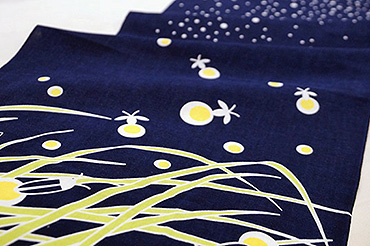 手ぬぐい「夏の星空」